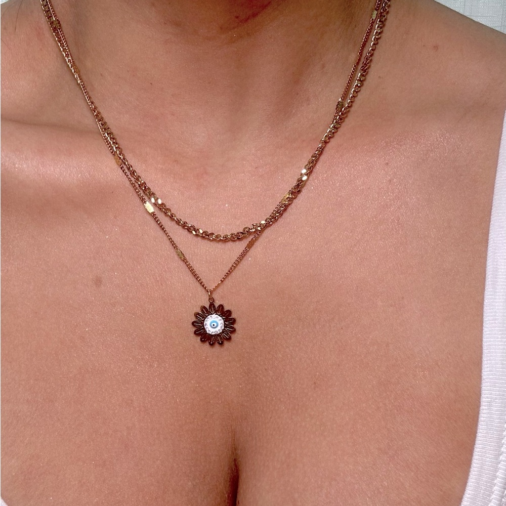 stainless steel gold necklace